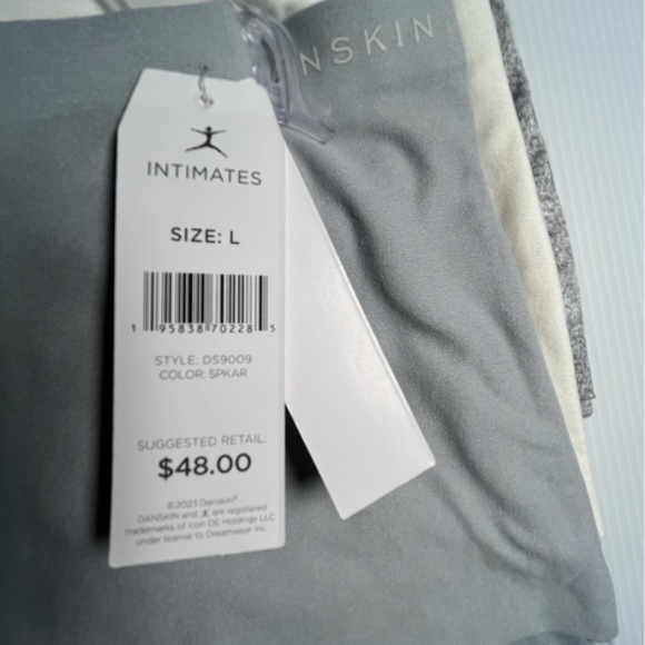 Danskin Super Soft Slim and Thin Laser Cut Tech Sealed No-Show 5 pc Panties Set - Picture 10 of 10